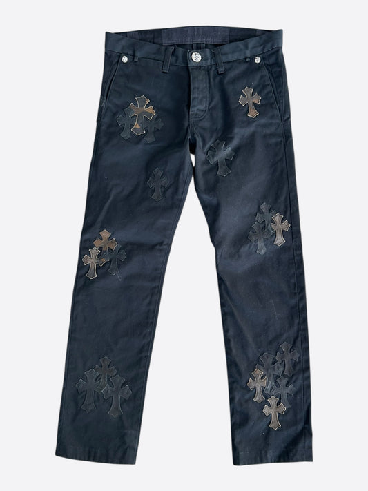 Chrome Hearts Black Camouflage Cross Patch Chino Pants
