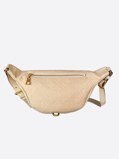 Louis Vuitton Cream Empreinte Leather Monogram Bumbag