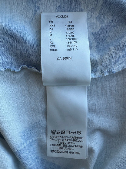 Louis Vuitton Blue Monogram Bandana T-Shirt