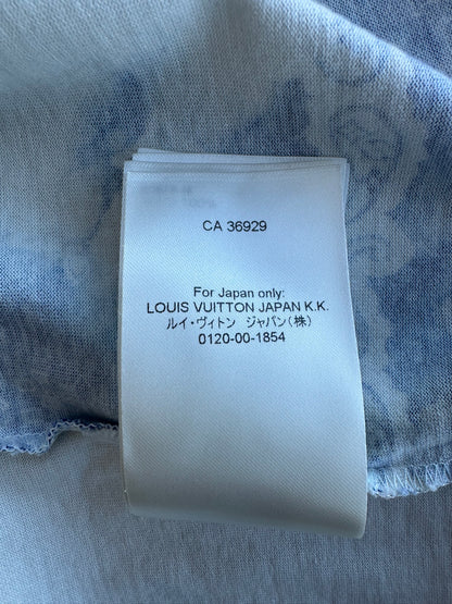 Louis Vuitton Blue Monogram Bandana T-Shirt