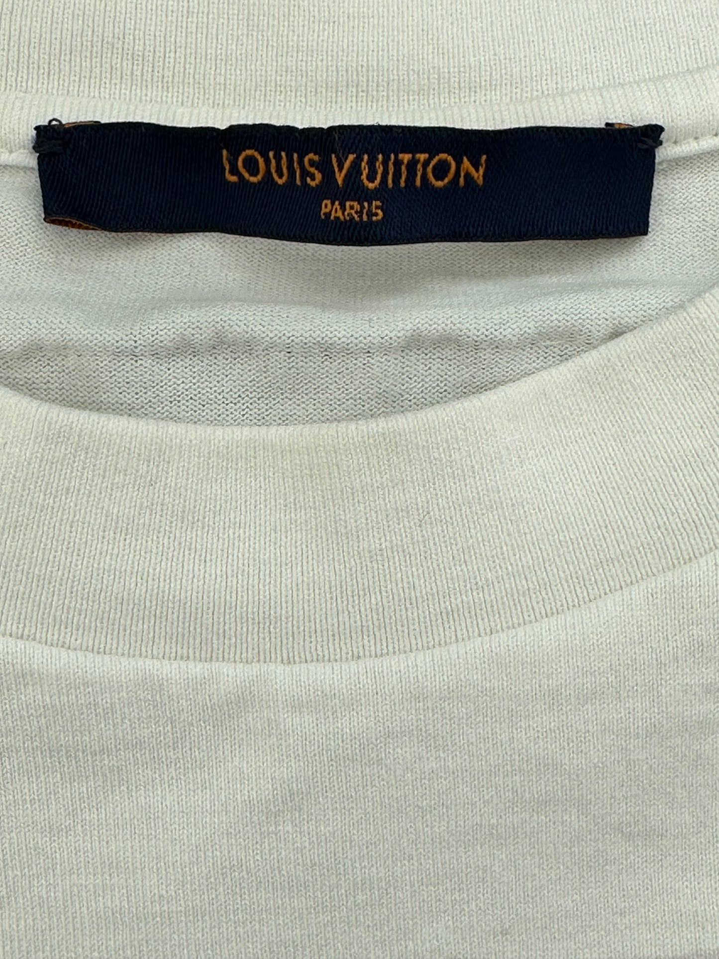 Louis Vuitton White Multicolor Pastel Monogram T-Shirt