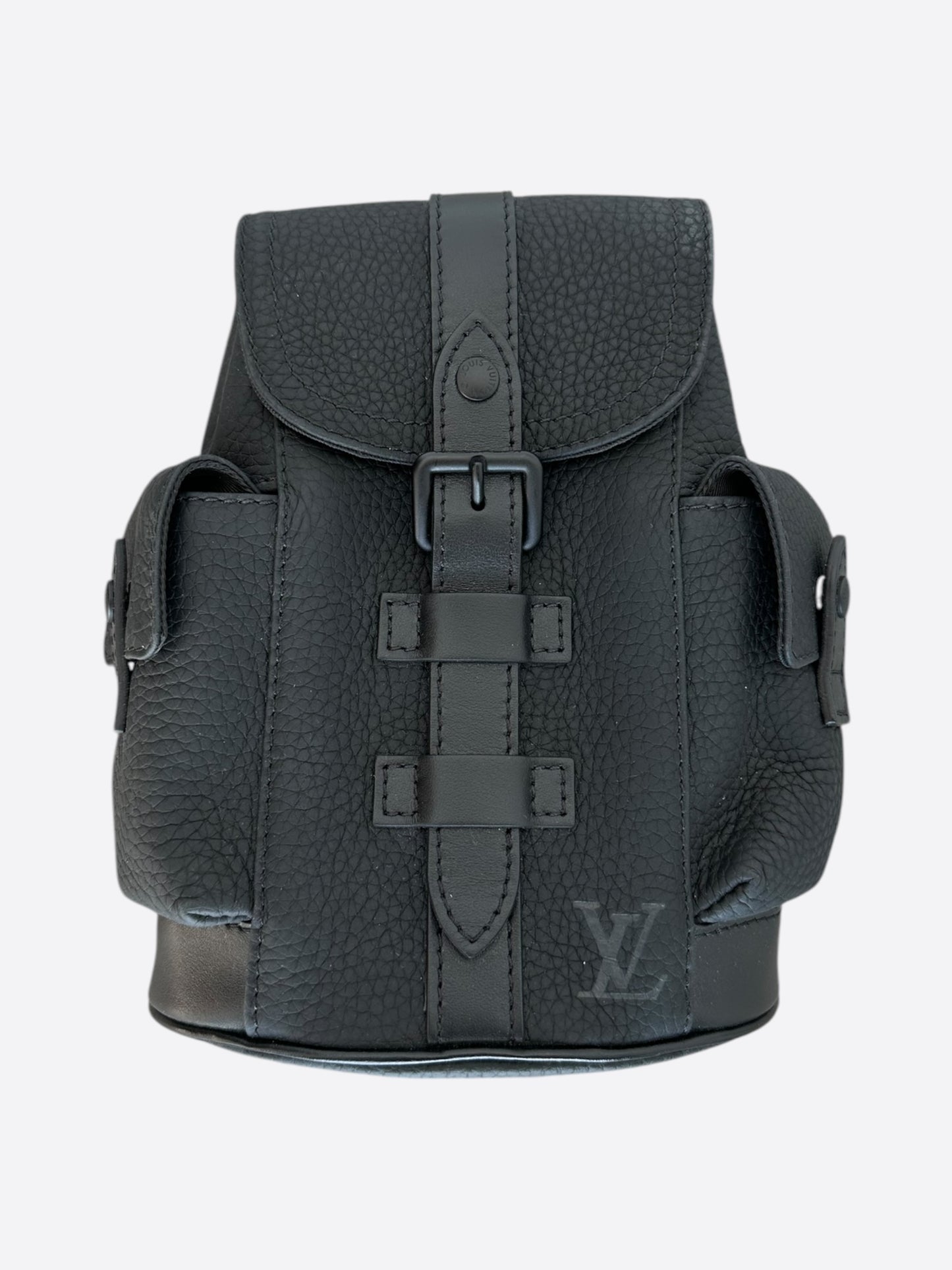 Louis Vuitton Black Taurillon Nano Christopher Sling Bag