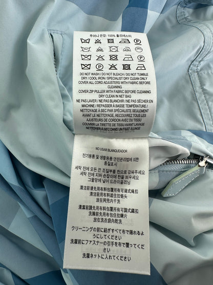 Burberry Blue Check Pattern Anorak