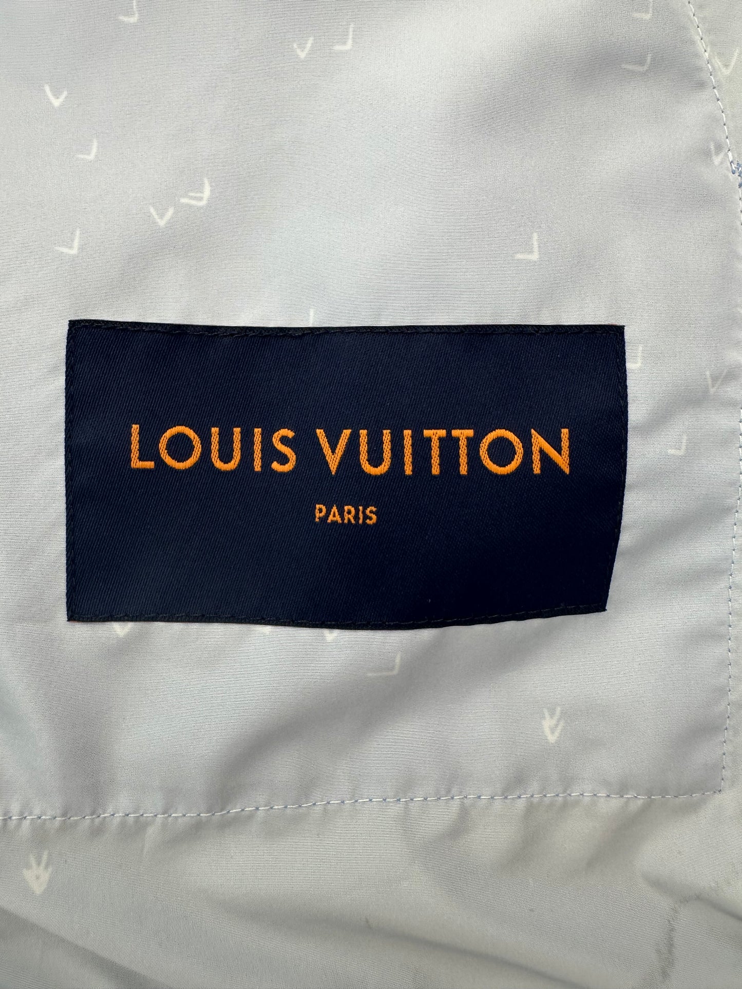 Louis Vuitton Blue LV Spread Damier Windbreaker