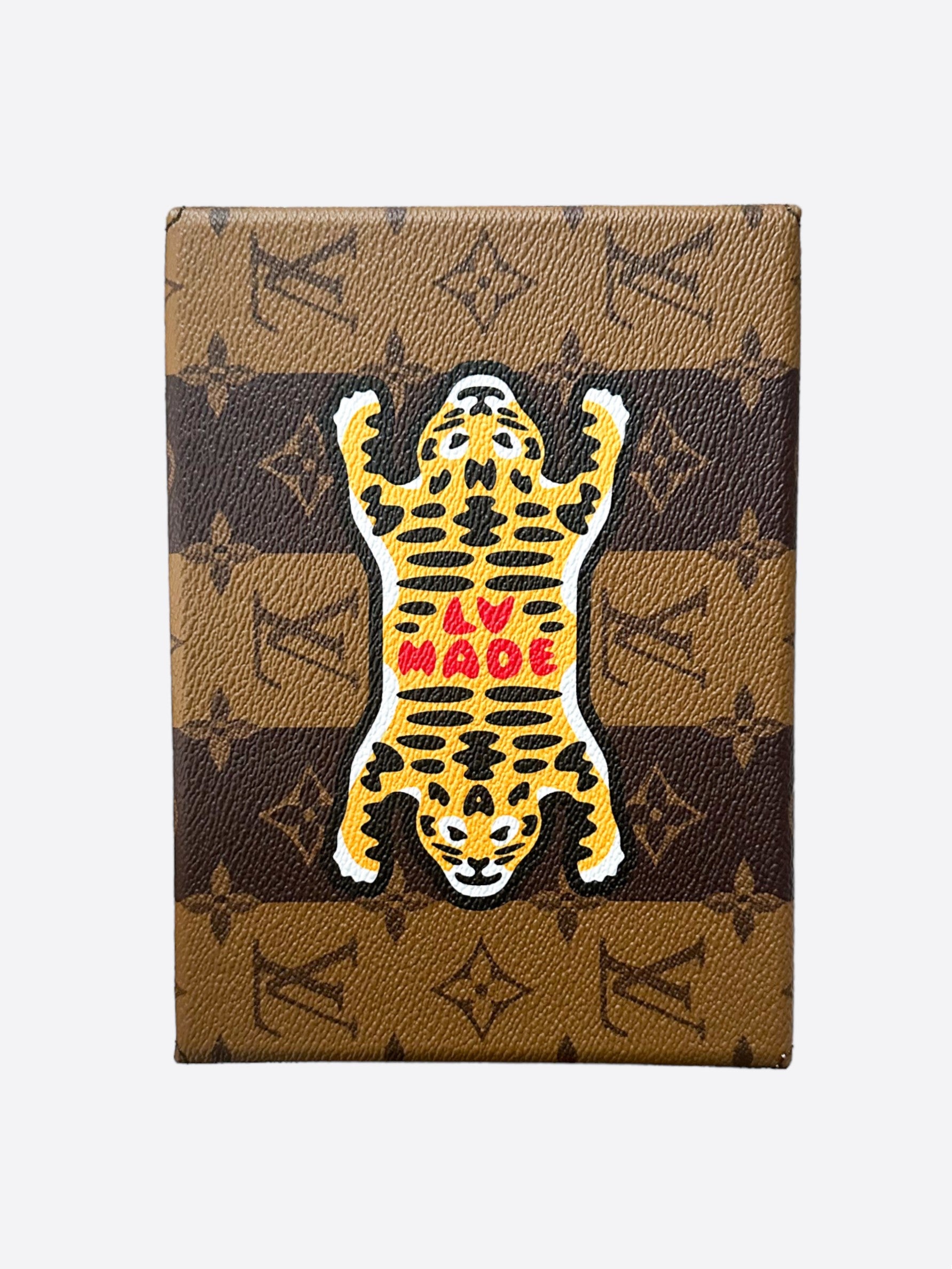 Louis Vuitton Nigo Brown Monogram Tiger Box – Savonches