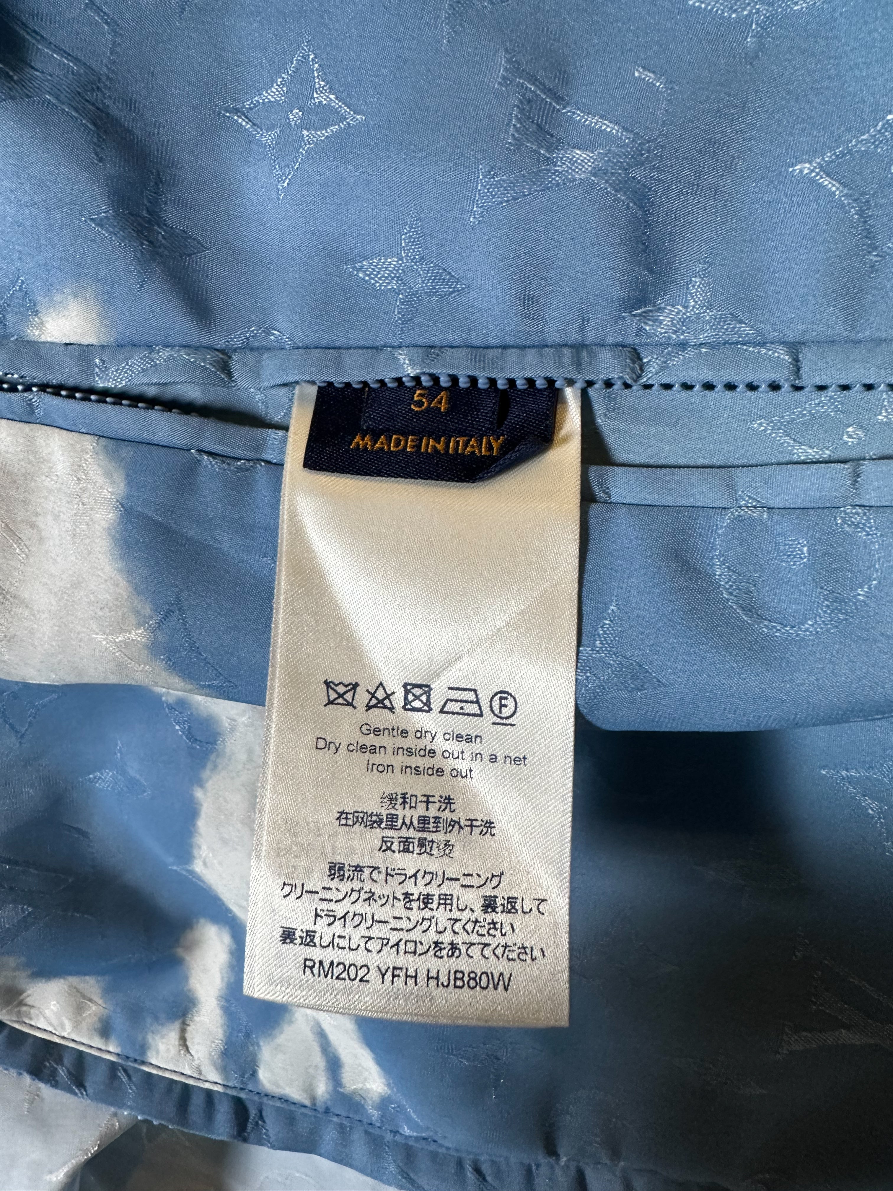Louis Vuitton Blue Cloud Monogram Windbreaker – Savonches
