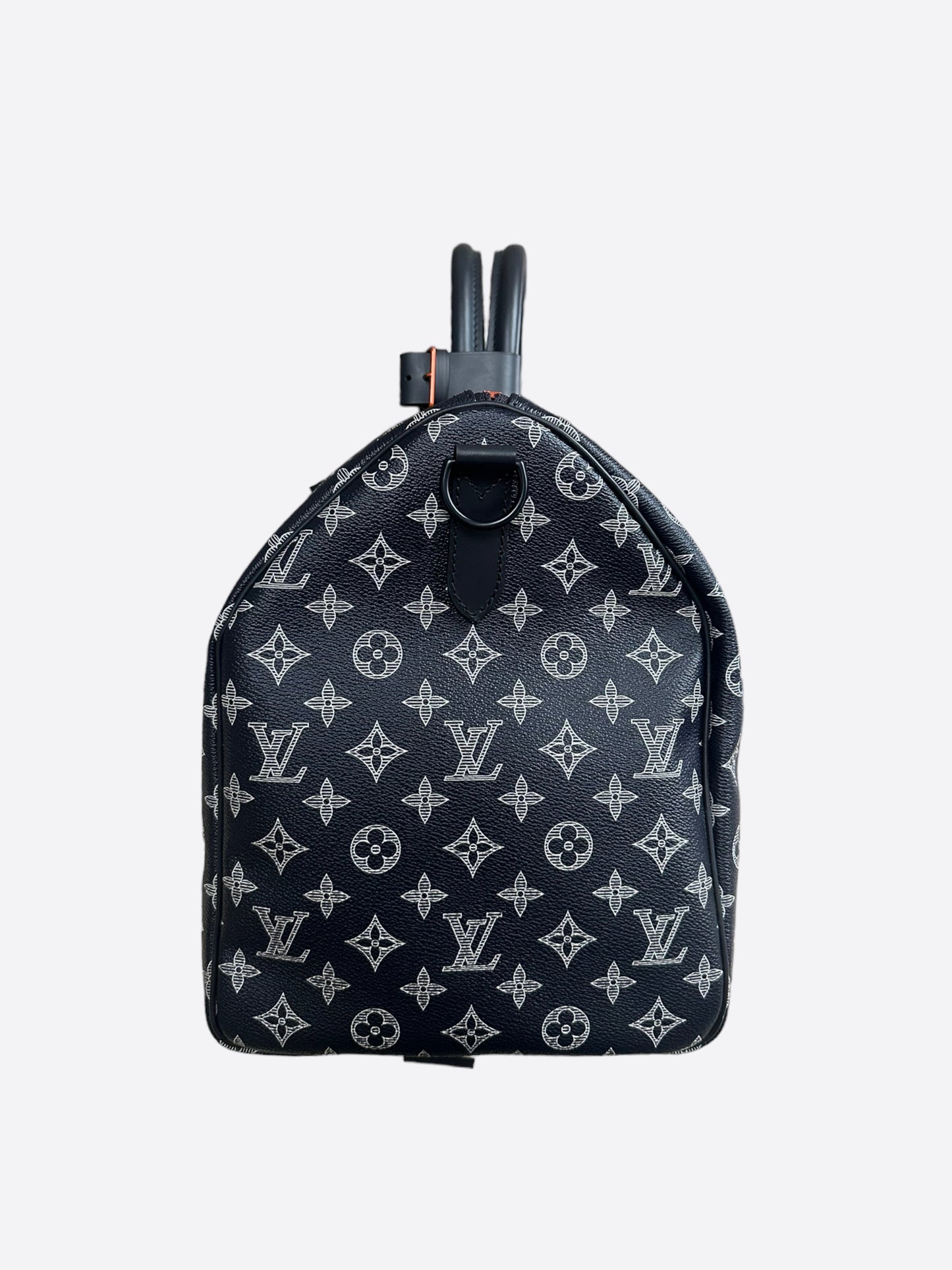 Louis Vuitton Navy Upside Down Monogram Keepall 50