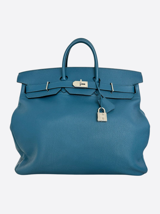 Hermes Blue Togo HAC Birkin 50