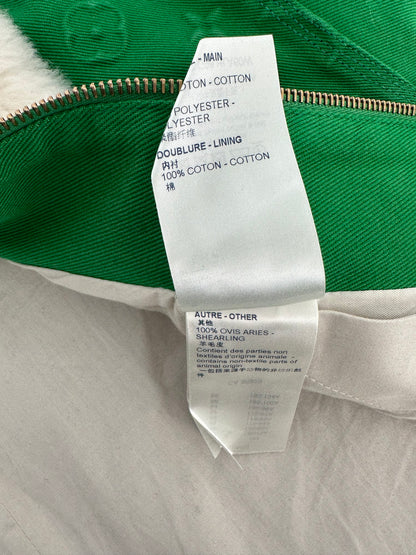 Louis Vuitton Green Monogram Shearling Workwear Jacket