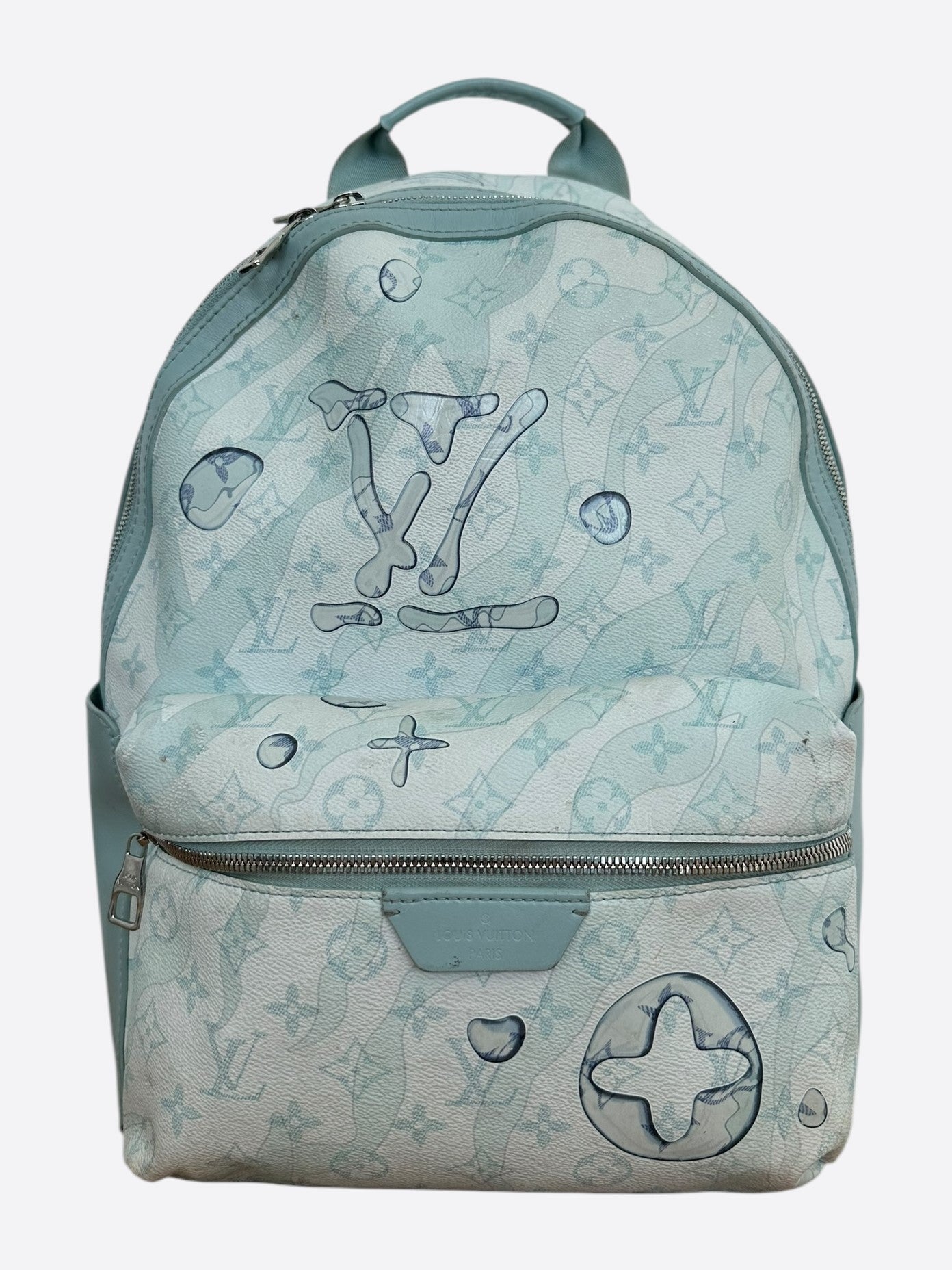 Louis Vuitton Aqua Garden Monogram Discovery Backpack