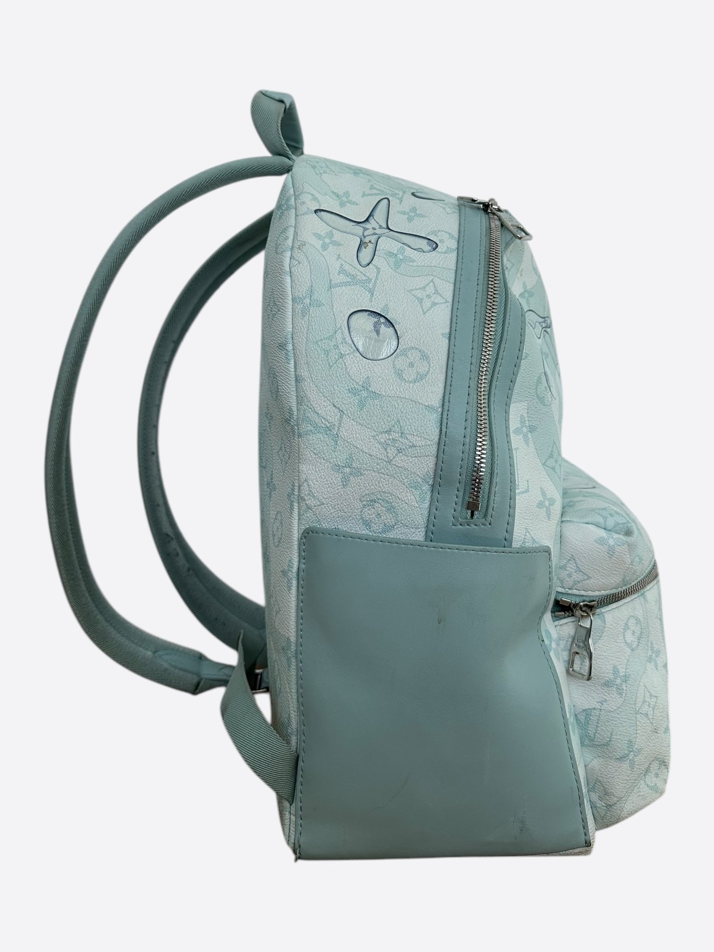 Louis Vuitton Aqua Garden Monogram Discovery Backpack