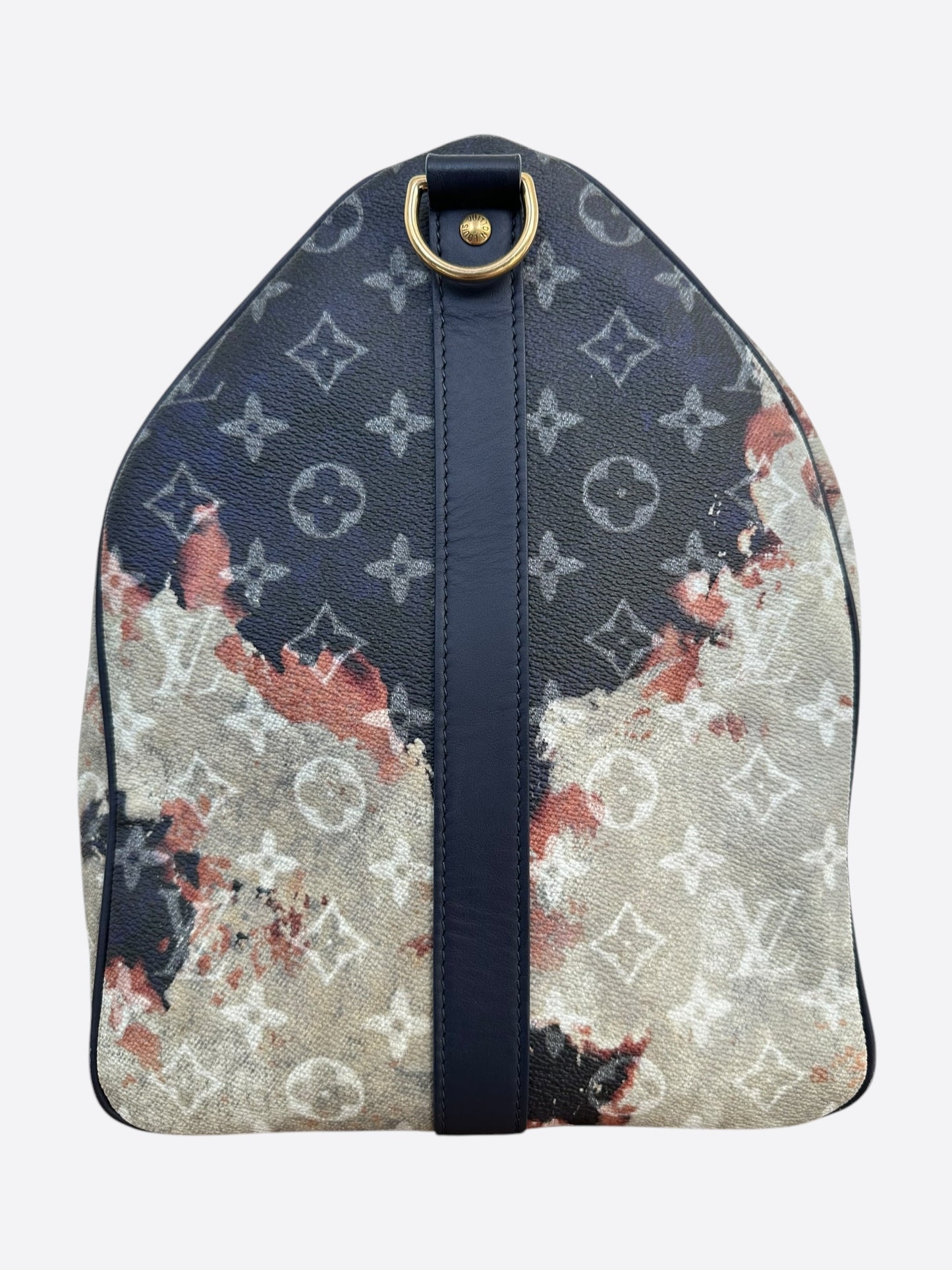 Louis Vuitton Blue Bleach Monogram Keepall 50