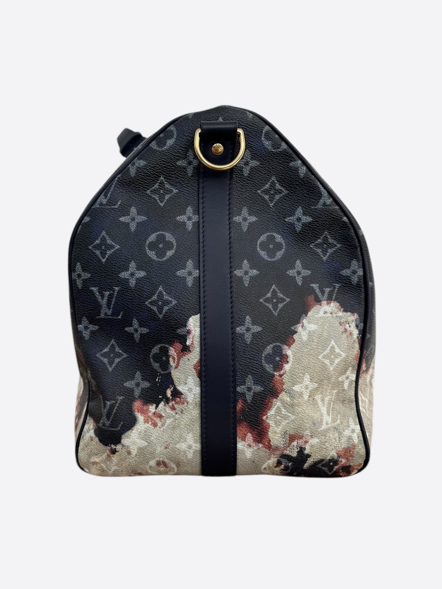 Louis Vuitton Blue Bleach Monogram Keepall 50