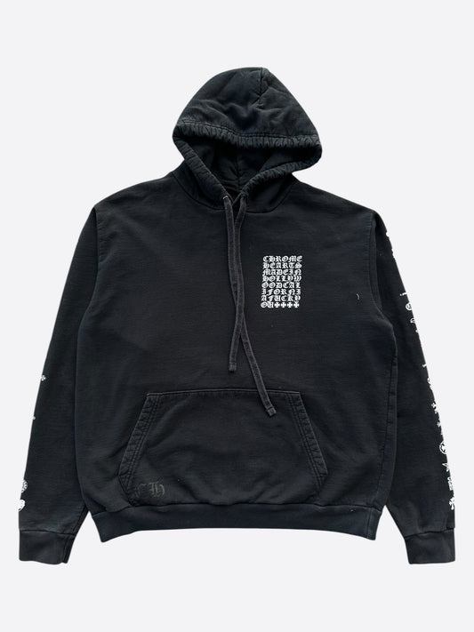 Chrome Hearts Black & White Mini Logos Hoodie