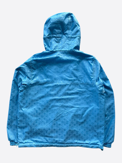 Louis Vuitton Blue Monogram Reversible Windbreaker