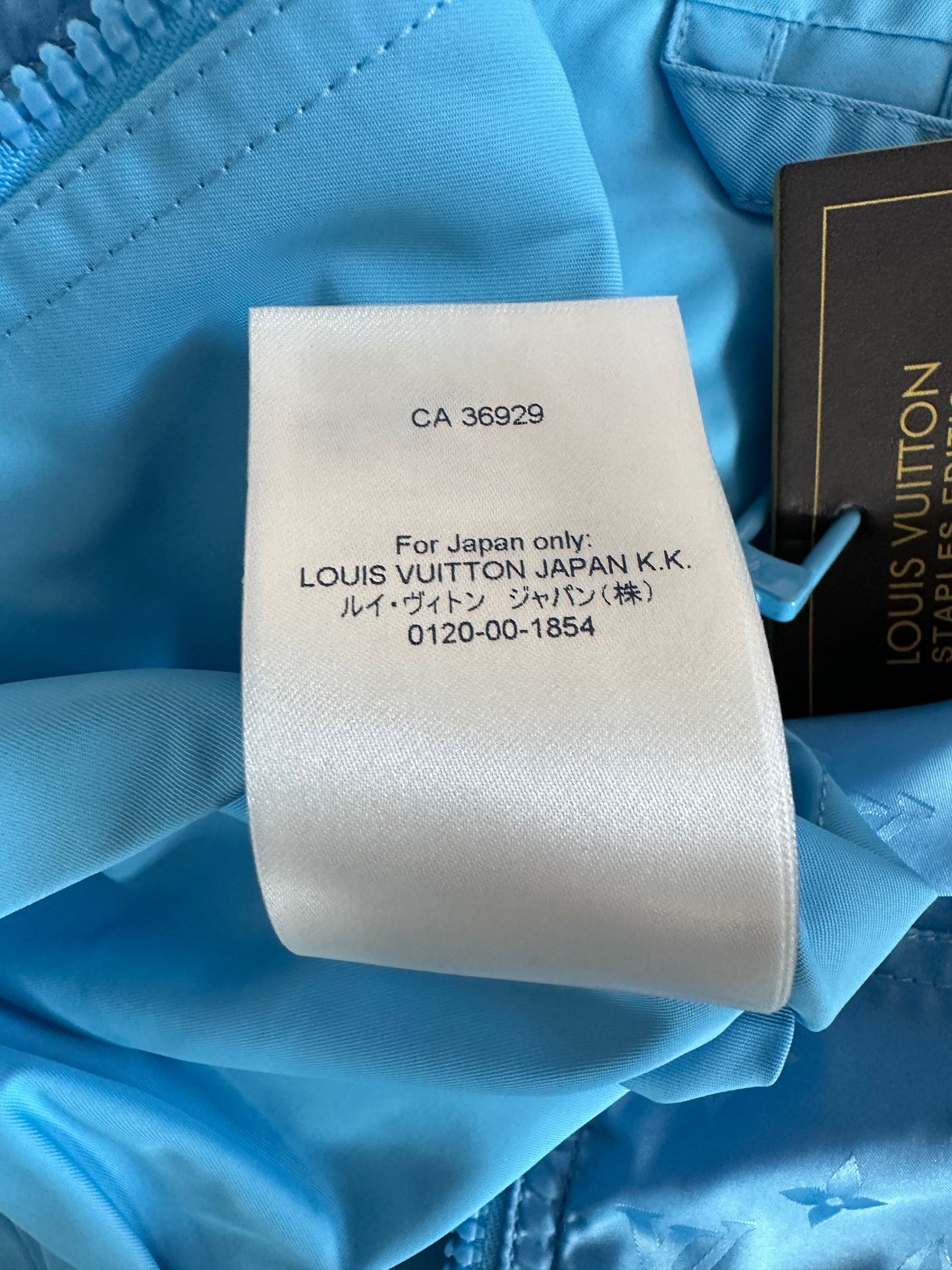 Louis Vuitton Blue Monogram Reversible Windbreaker