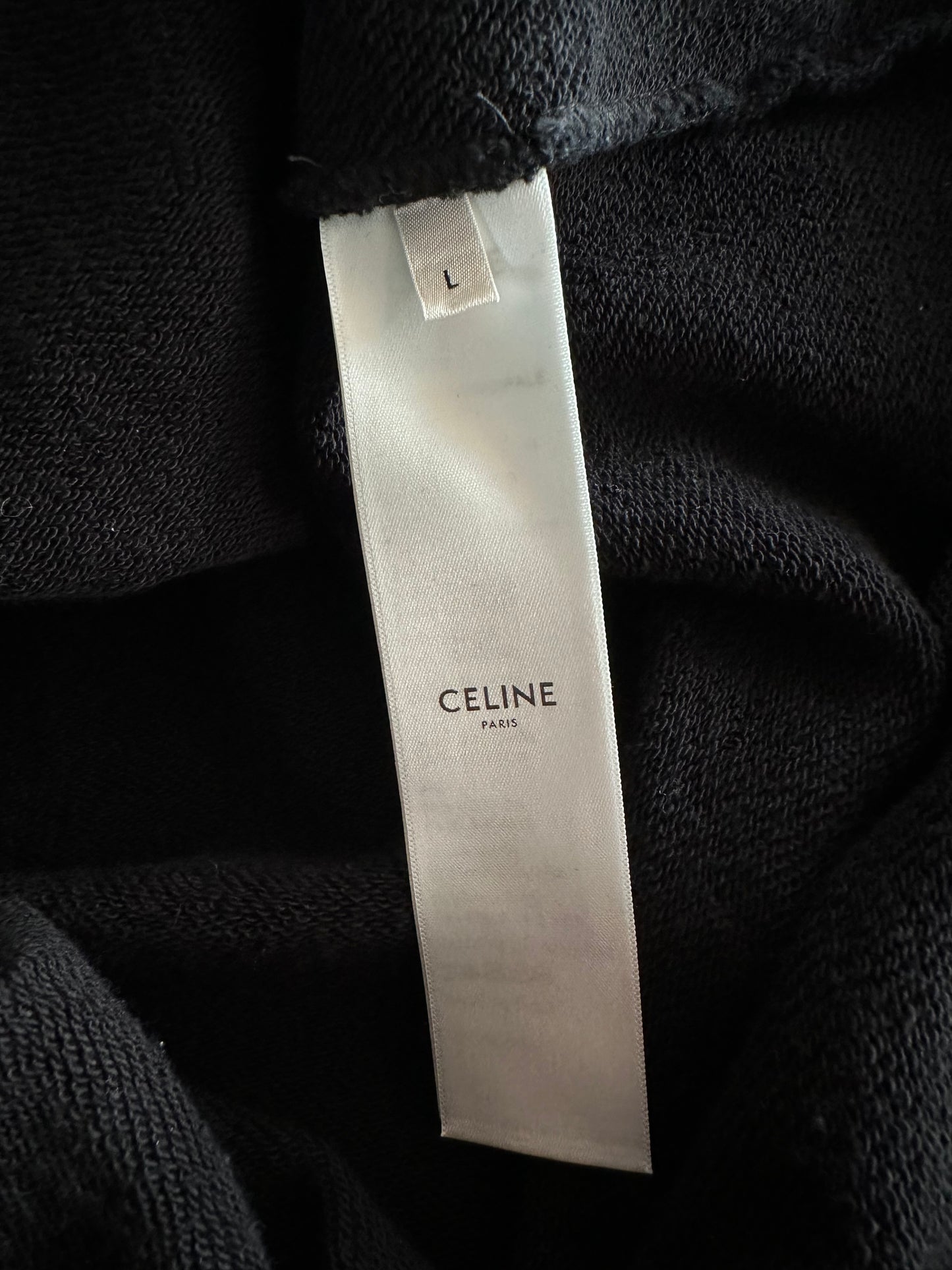 Celine Black & White Logo Hoodie