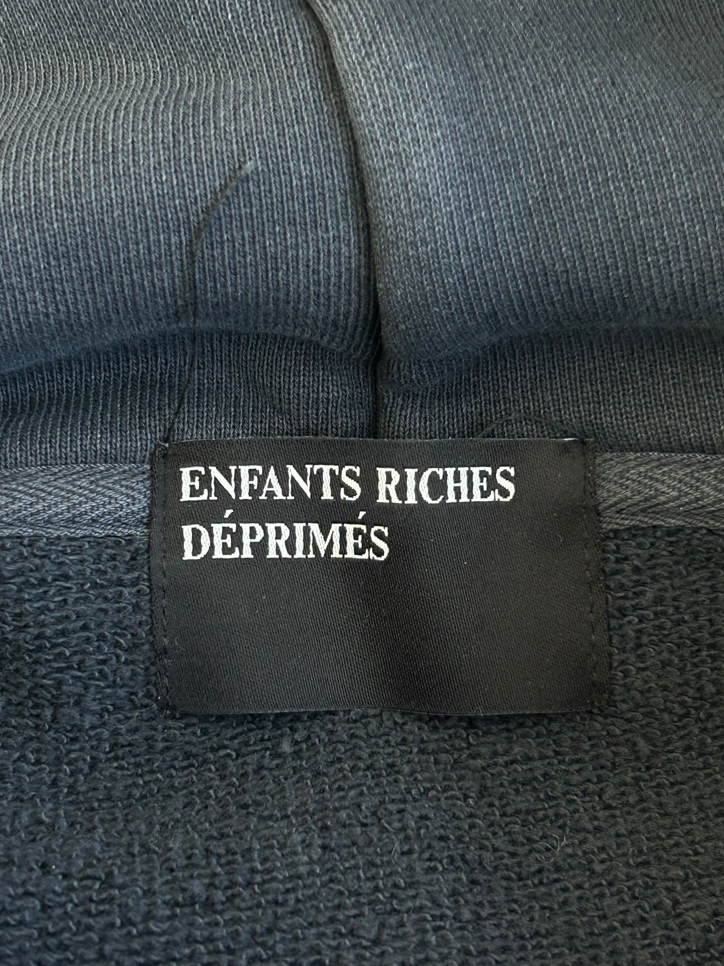 Enfants Riches Deprimes Faded Black Psychic Portrait Hoodie