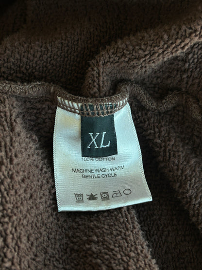 Enfants Riches Deprimes Brown & White 'Louise Eats Sandwich' Hoodie