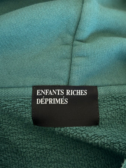 Enfants Riches Deprimes Posy Green & White Classic Logo Hoodie