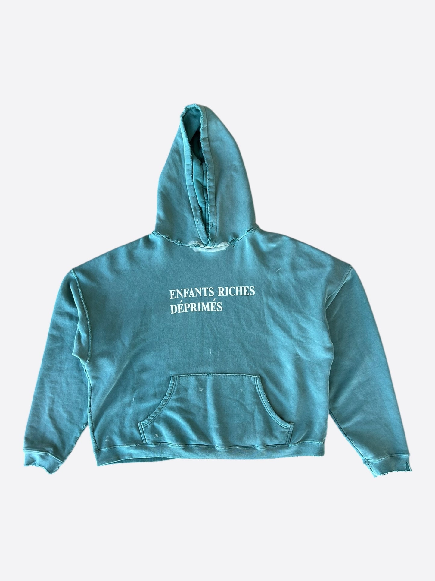 Enfants Riches Deprimes Posy Green & White Classic Logo Hoodie