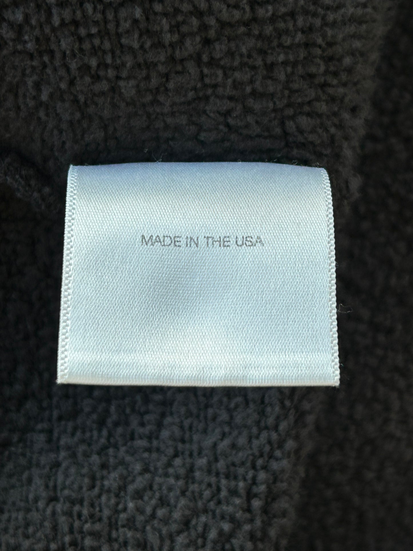 Enfants Riches Deprimes Washed Black & White Disarm Patchwork Zip Up Hoodie