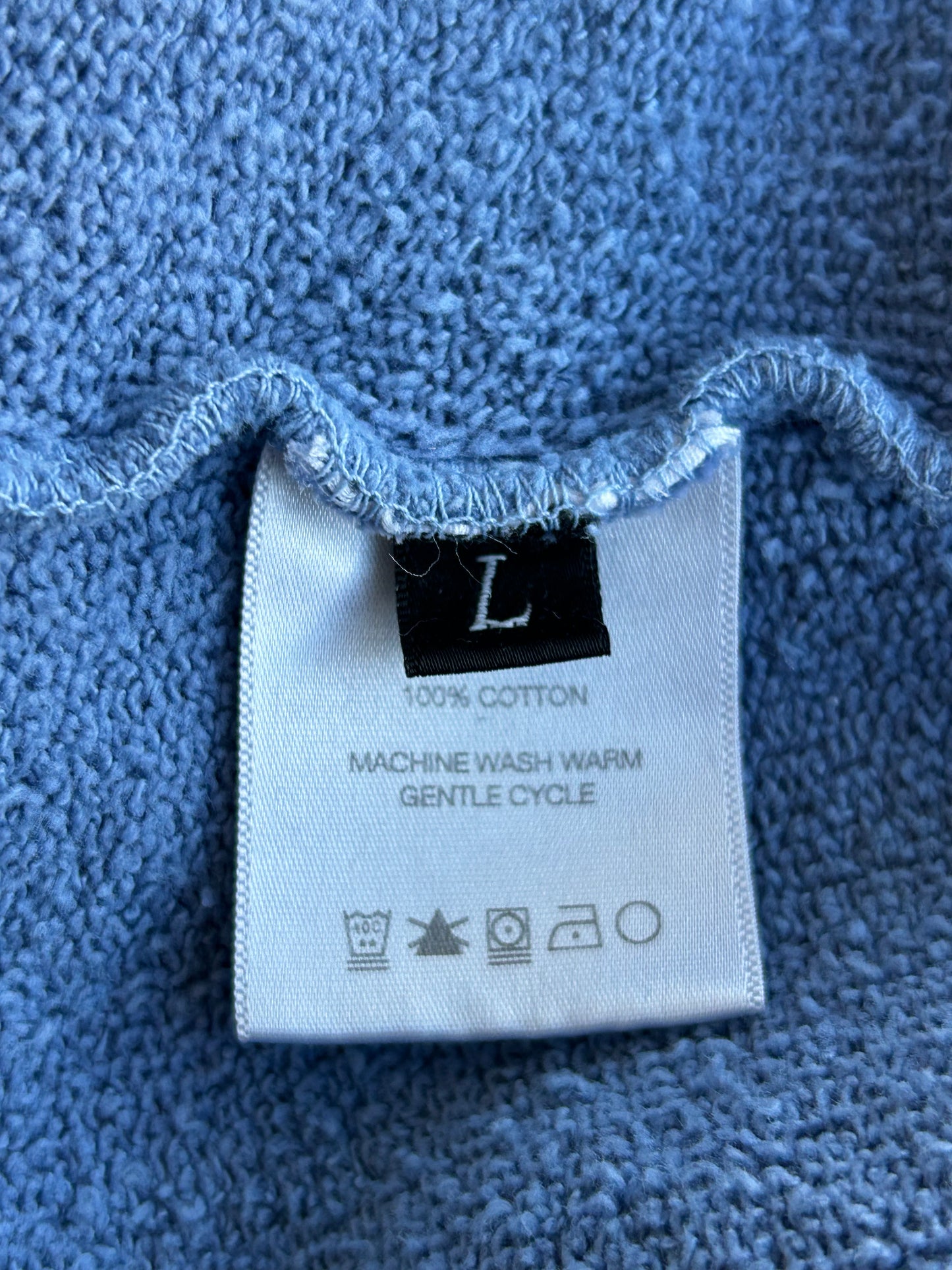 Enfants Riches Deprimes Faded Blue & Black Tabac Rat Logo Zip Up Hoodie