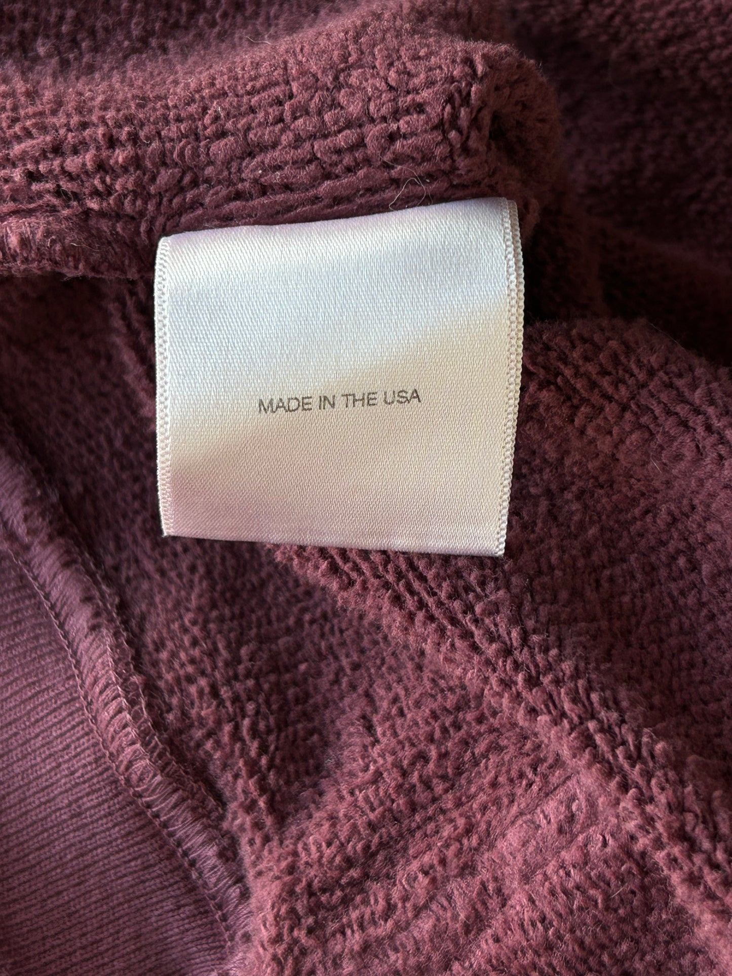 Enfants Riches Deprimes Plum & White Gothic Stencil Logo Hoodie