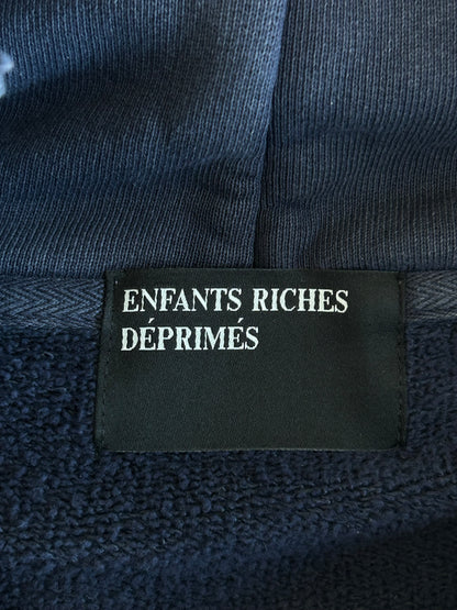 Enfants Riches Deprimes Faded Blue & White Memory Graphic Hoodie