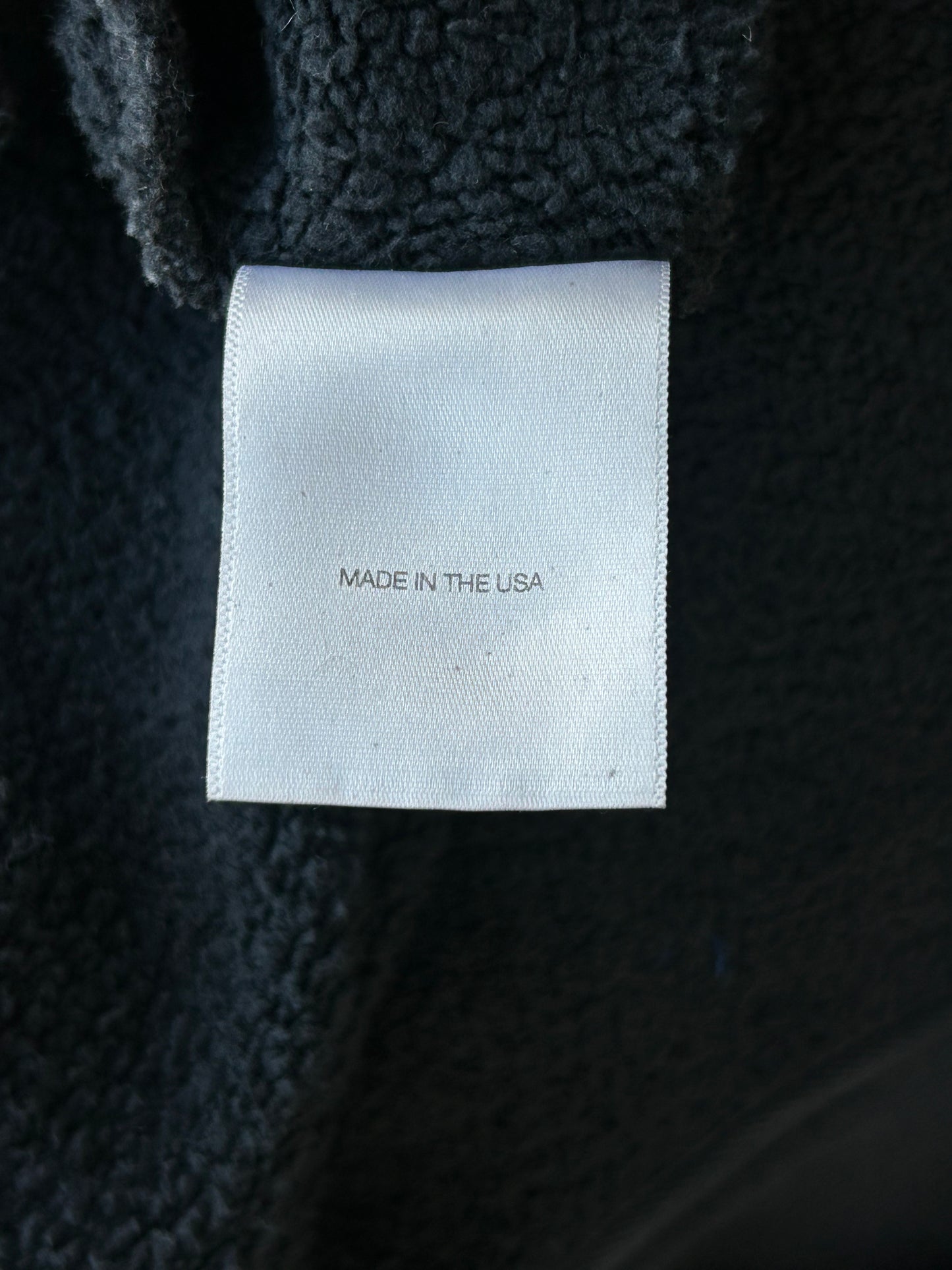 Enfants Riches Deprimes Washed Black & White Madonna Patchwork Zip Up Hoodie