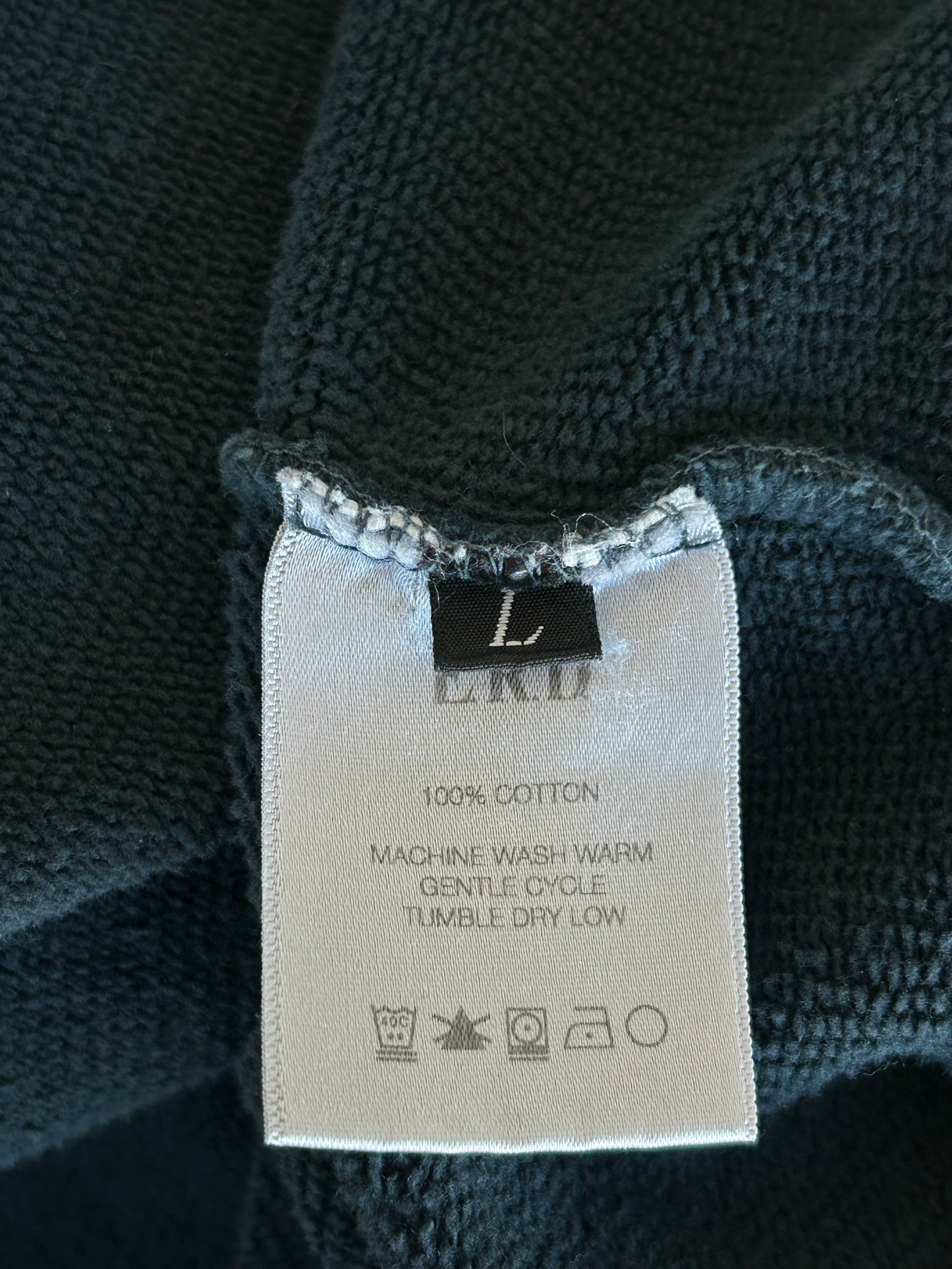 Enfants Riches Deprimes Faded Blue & White Classic Logo Hoodie