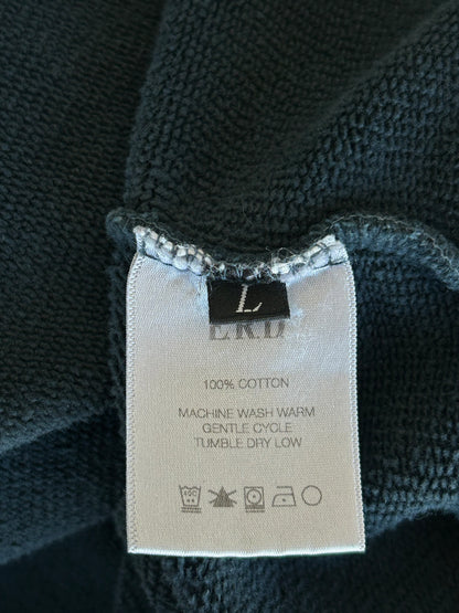 Enfants Riches Deprimes Faded Blue & White Classic Logo Hoodie