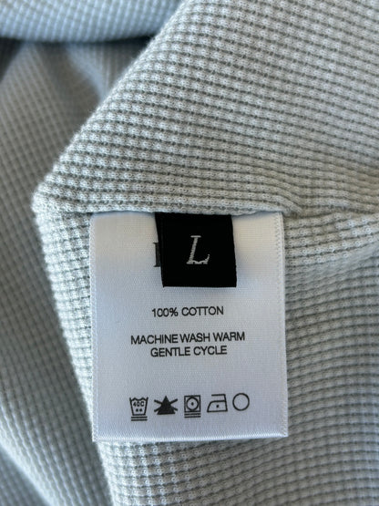 Enfants Riches Deprimes Washed Black & Black Classic Logo Thermal Hoodie