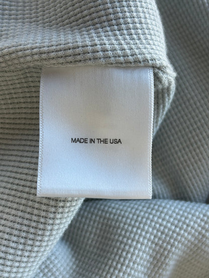 Enfants Riches Deprimes Washed Black & Black Classic Logo Thermal Hoodie