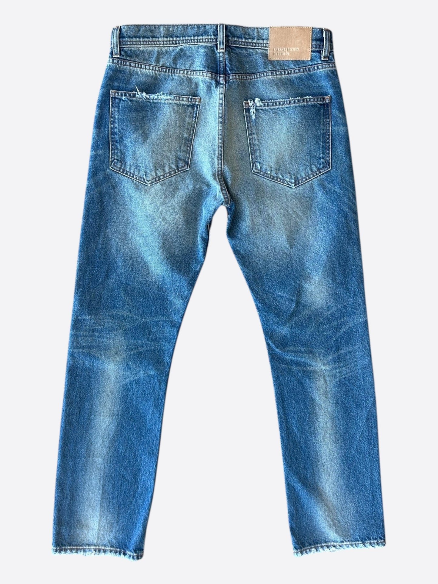 Enfants Riches Deprimes Blue Distressed Jeans