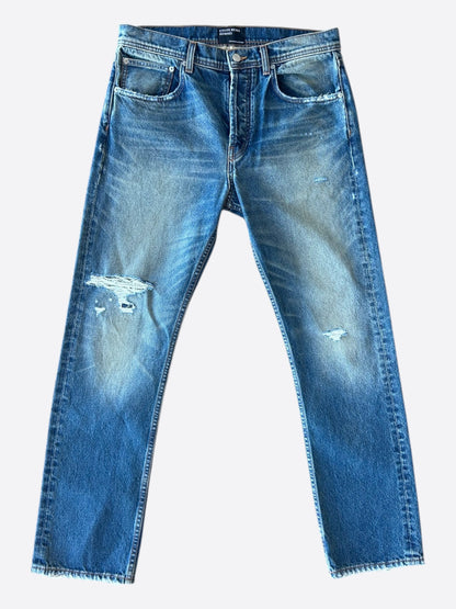 Enfants Riches Deprimes Blue Distressed Jeans