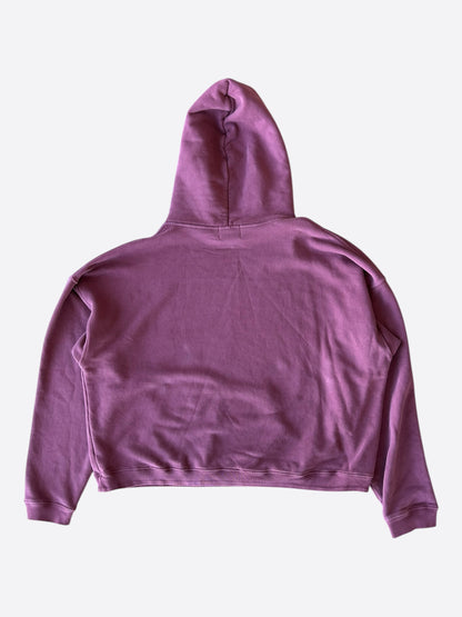 Enfants Riches Deprimes Plum & White Gothic Stencil Logo Hoodie