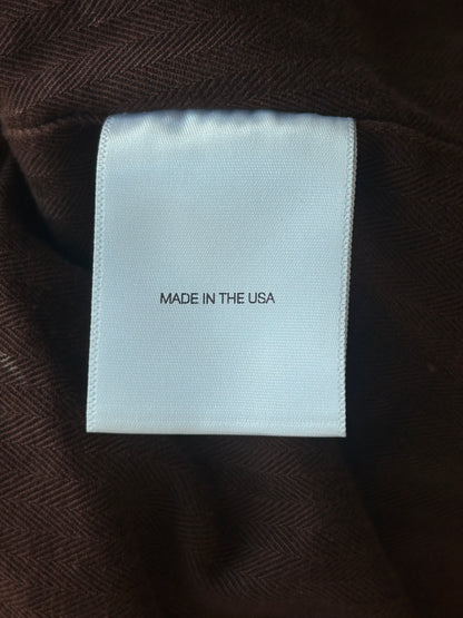 Enfants Riches Deprimes Faded Brown & White Classic Logo Work Jacket
