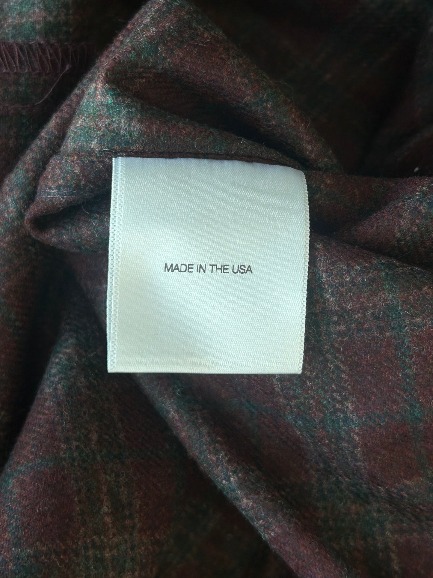 Enfants Riches Deprimes Red & Black Plaid Assemblage Patchwwork Flannel Shirt