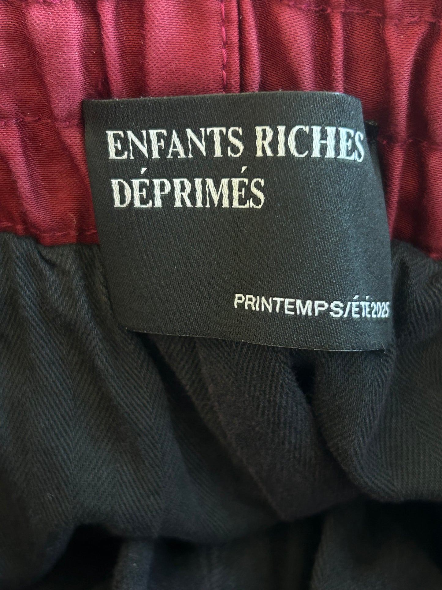 Enfants Riches Deprimes Red & White Logo Track Pants