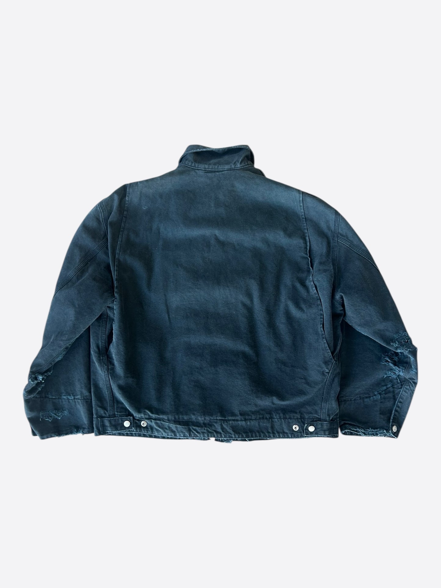 Enfants Riches Deprimes Faded Black & White Classic Logo Work Jacket