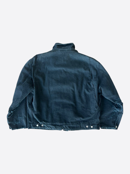 Enfants Riches Deprimes Faded Black & White Classic Logo Work Jacket