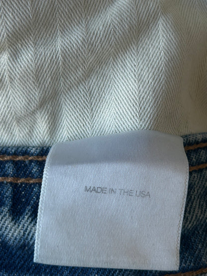 Enfants Riches Deprimes Faded Blue Distressed Flared Jeans