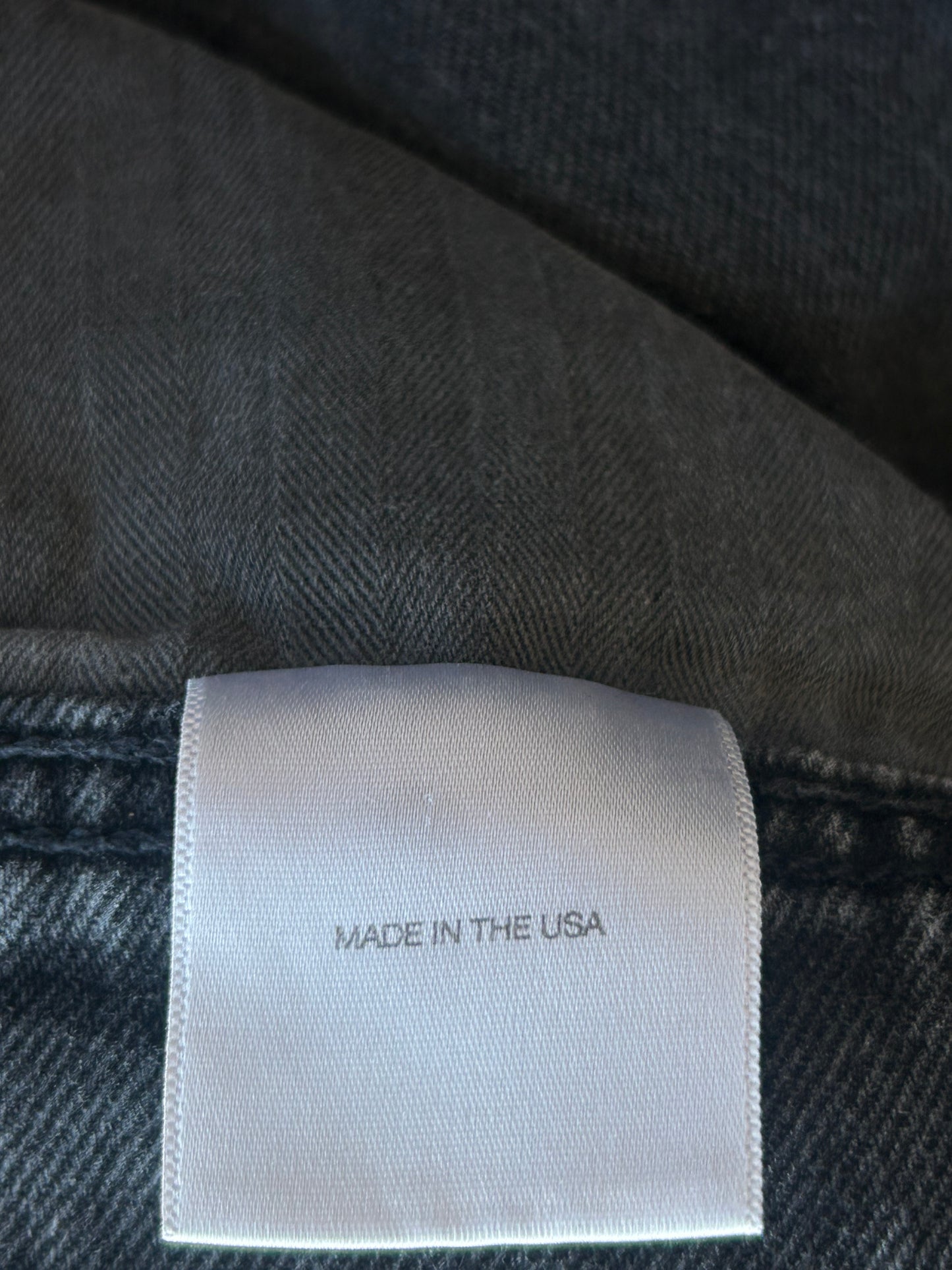 Enfants Riches Deprimes Washed Black Distressed Flared Jeans