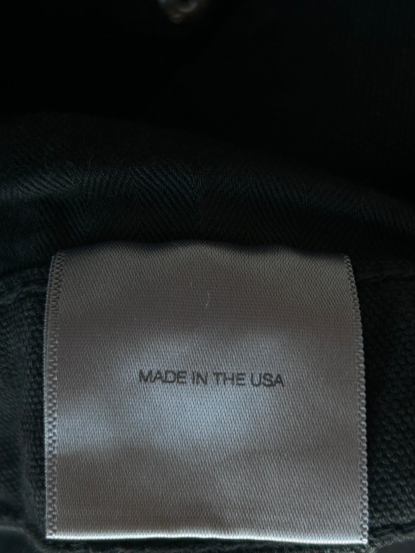 Enfants Riches Deprimes Washed Black Distressed Carpenter Pants