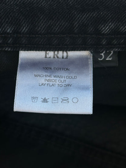 Enfants Riches Deprimes Faded Grey Distressed Flared Jeans