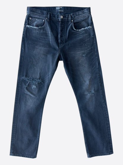 Enfants Riches Deprimes Washed Black Distressed Jeans