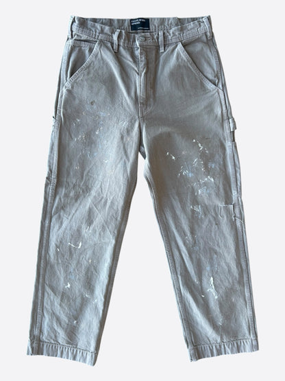 Enfants Riches Deprimes Beige Paint Splatter Carpenter Pants