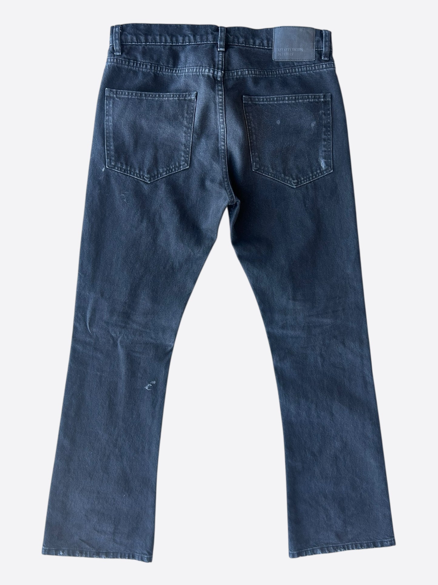 Enfants Riches Deprimes Washed Black Distressed Jeans