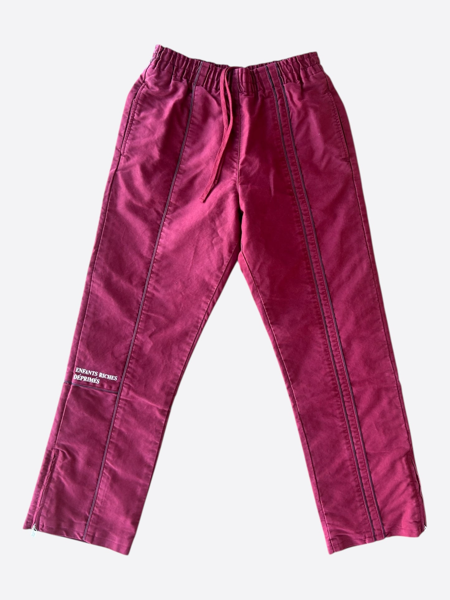 Enfants Riches Deprimes Red & White Logo Track Pants